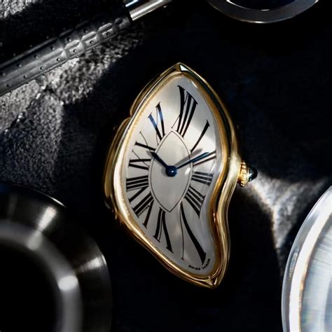 salvador dali watch cartier|cartier crash watch for sale.